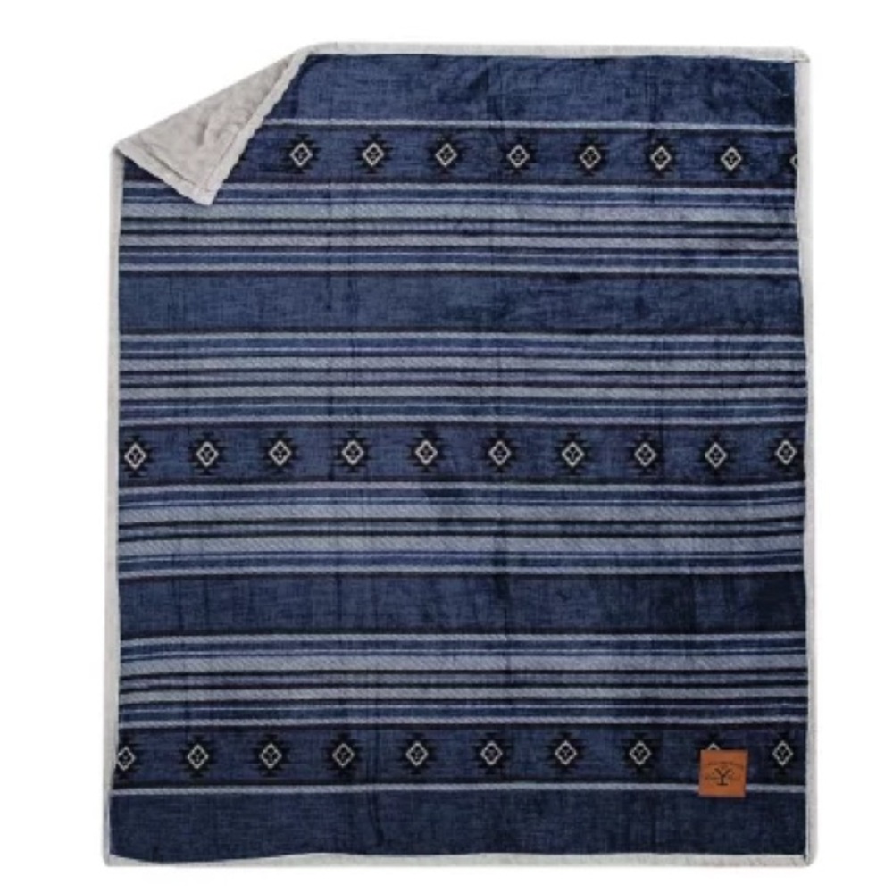 Yellowstone Silk Touch Mink Reverse Throw, 60" X 70"